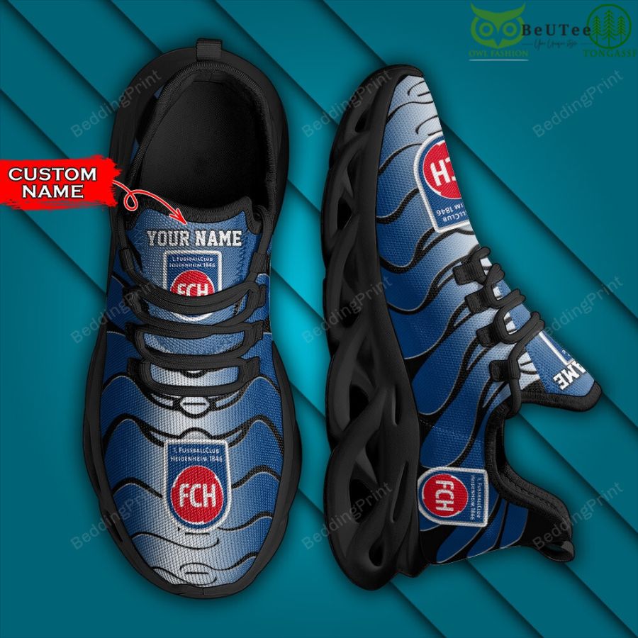 5 Bundesliga Germany Soccer FC Heidenheim 1846 Personalized Max Soul Shoes