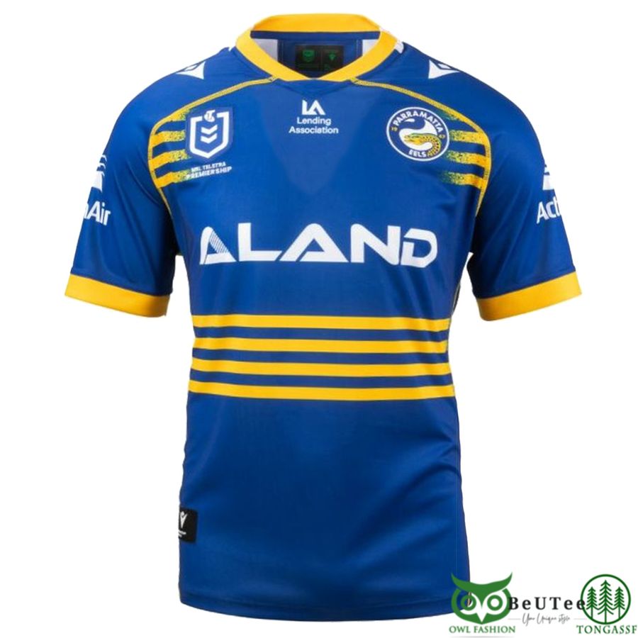 58 Custom Name Number 2022 Parramatta Eels NRL Home Jersey 3D T shirt