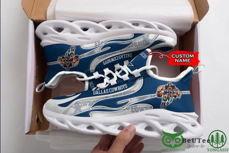 3 NFL Logo Dallas Cowboys Customized Max Soul Shoes