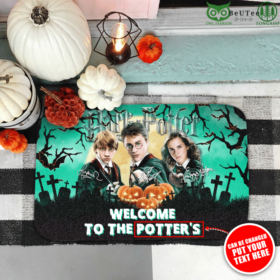 vFYxidVn 36 Welcome To The Potters Harry Potter Personalized Doormat