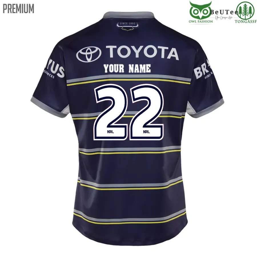 112 North Queensland Cowboys NRL National Rugby League Home Personalized 3D tshirt