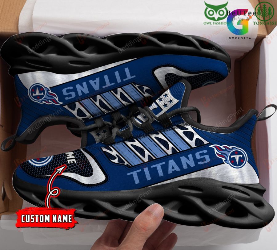 28 Tennessee Titans NFL Super Bowl Championship Personalized Max Soul Shoes