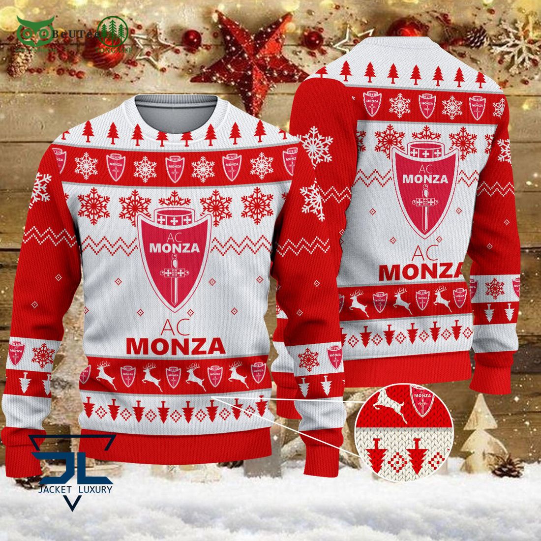ac monza team football lega serie a ugly sweater 1 XzJCR