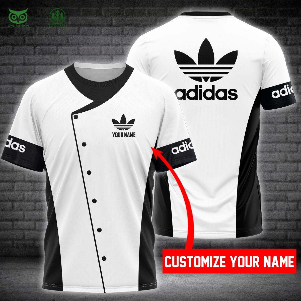adidas brand name chinese vibe personalized 3d tshirt 1 120Od