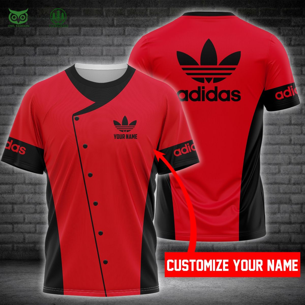 adidas brand name chinese vibe personalized 3d tshirt 2 Gpr0e