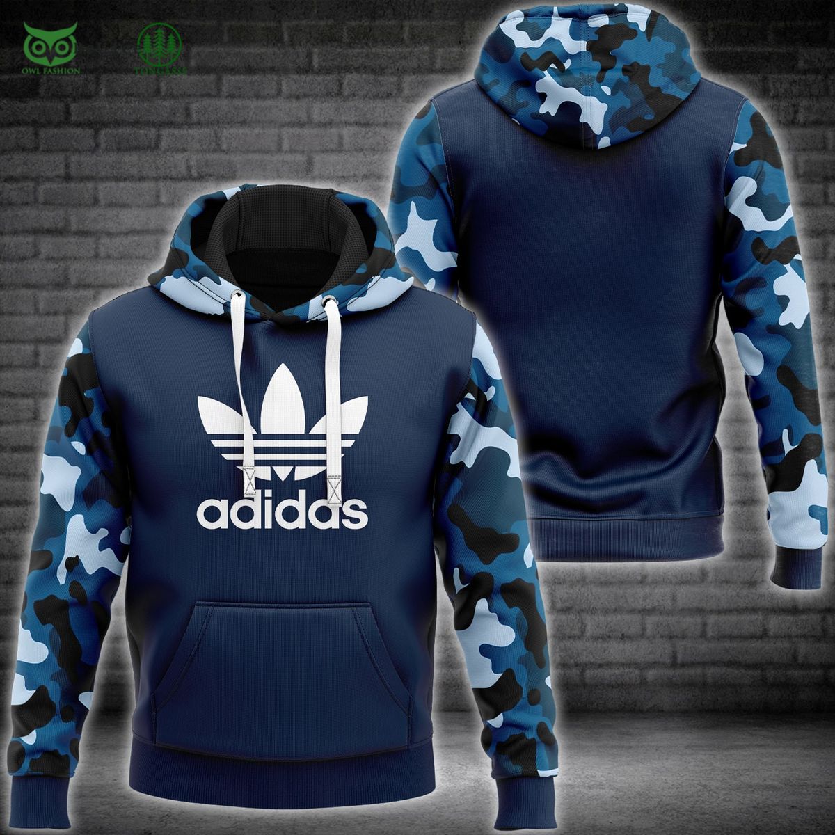 adidas camouflage blue navy hoodie and pants 2 CsrE0
