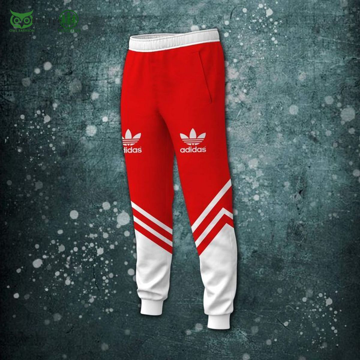lineal Optagelsesgebyr Foresee Adidas Famous Sport Brand Red Personalized Hoodie And Pants - Owl Fashion  Shop