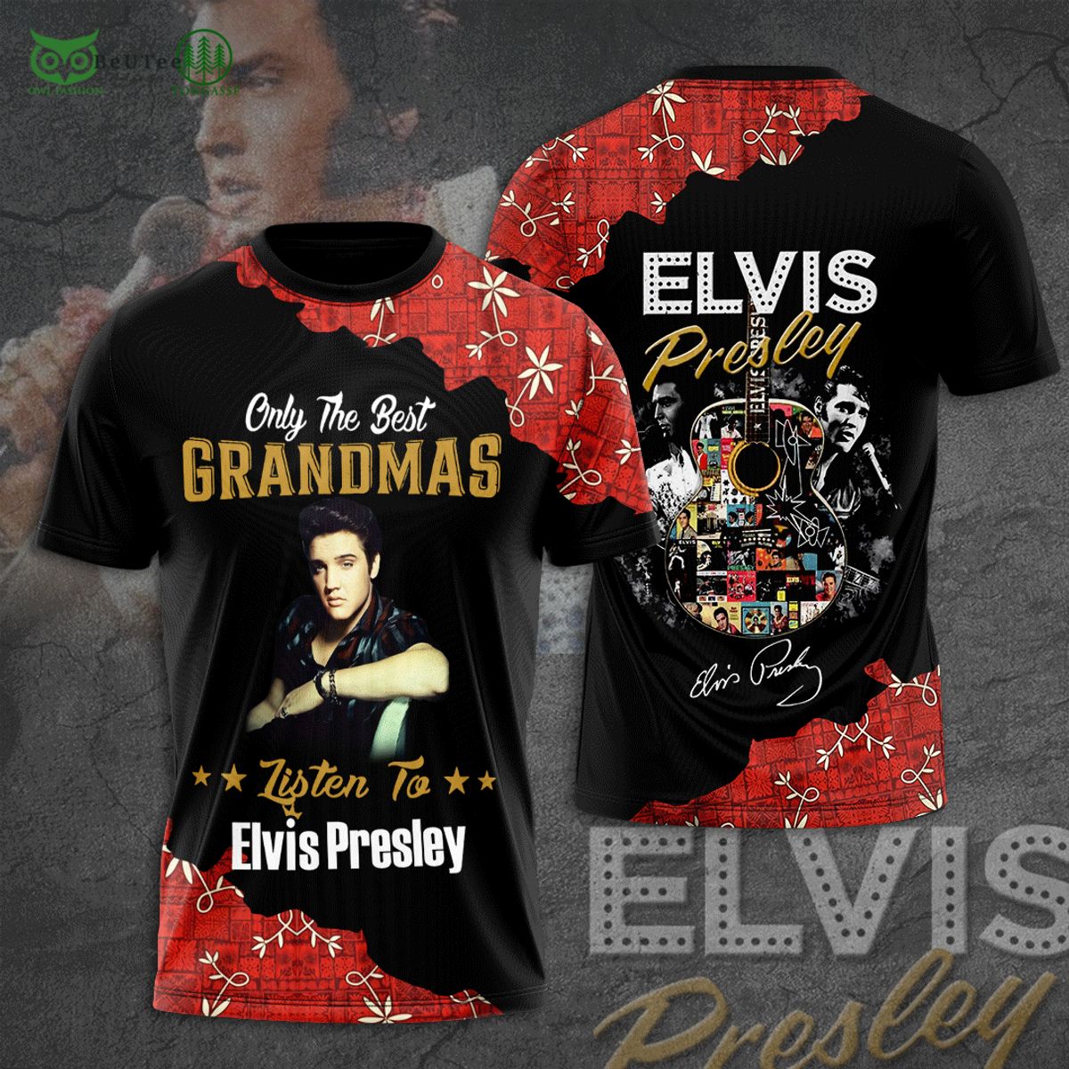best grandmas listen to elvis presley 3d tshirt hoodie polo 2 TNptQ