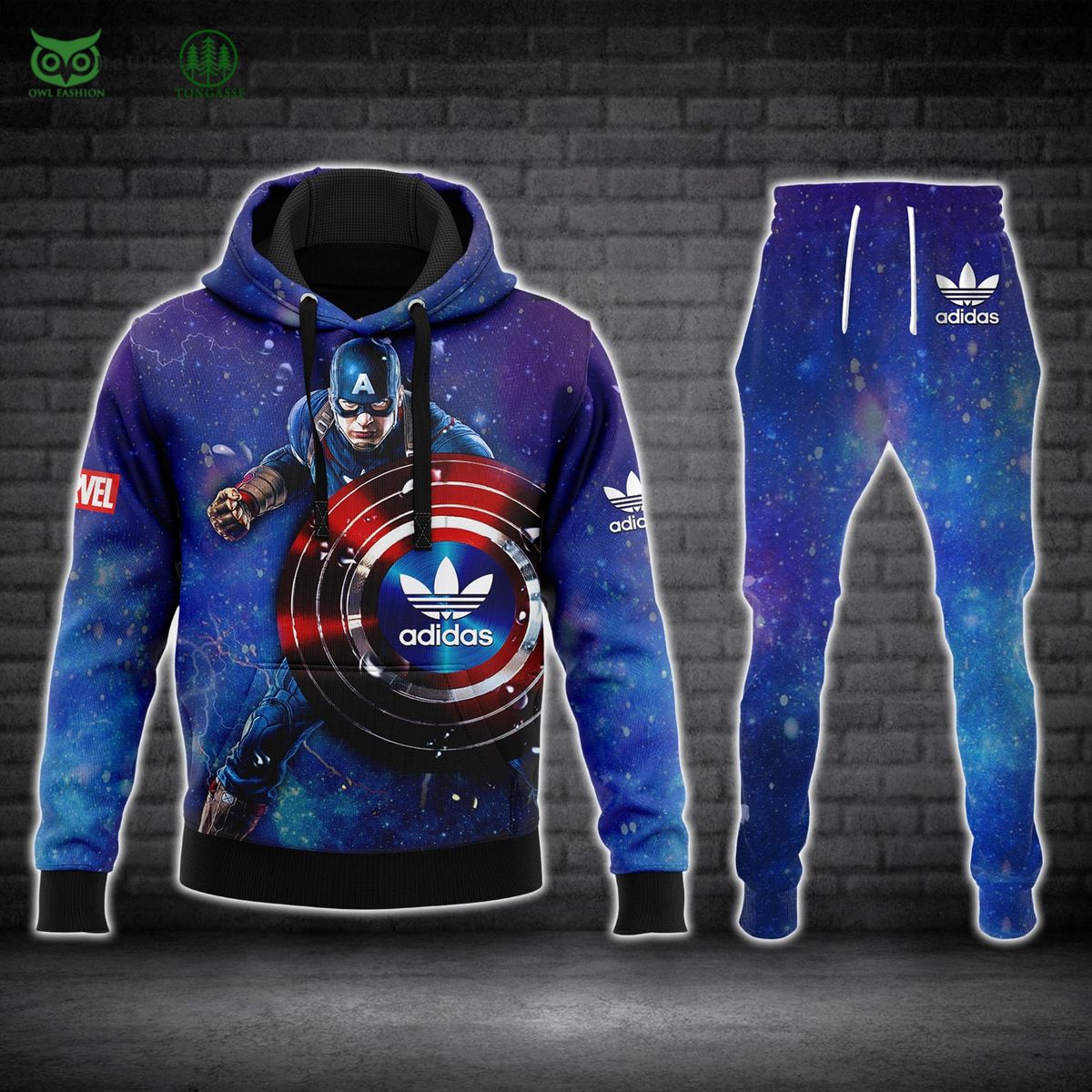captain america adidas hoodie and pants galaxy 1 D1lNG