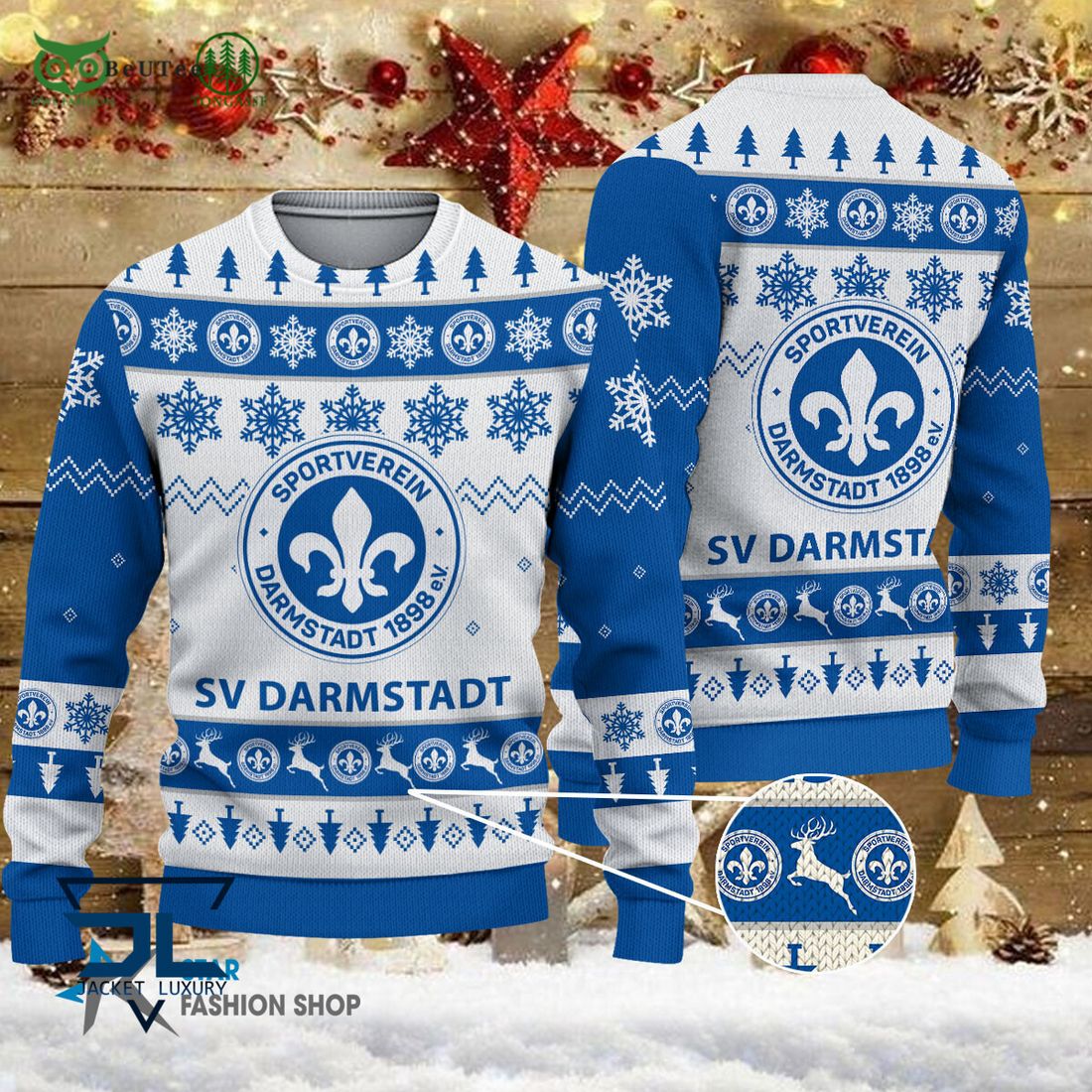 darmstadt 98 bundesliga football 3d ugly sweater 1 785Mw