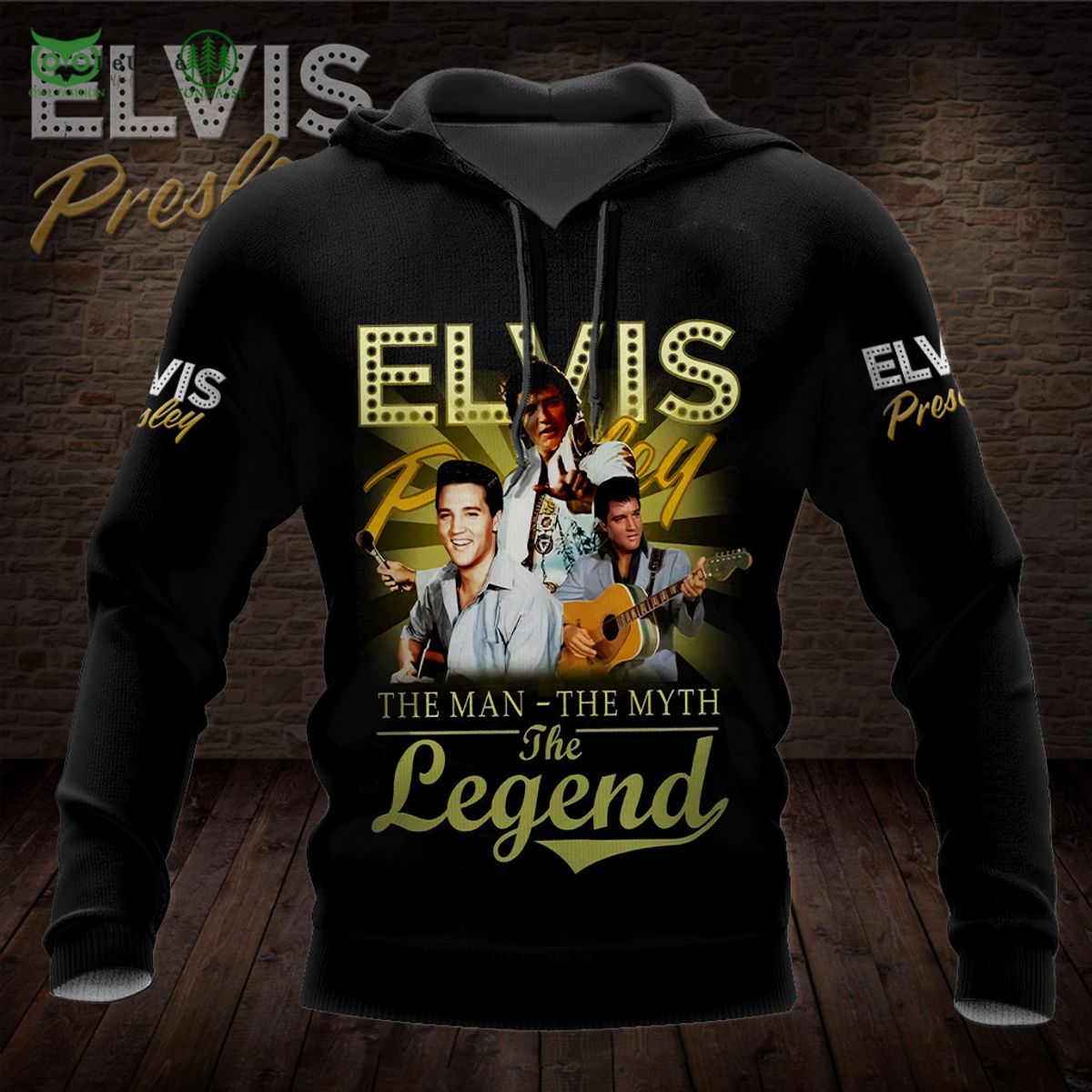 elvis presley the man the myth the legend 3d tshirt hawaiian hoodie 2 Kgdpb