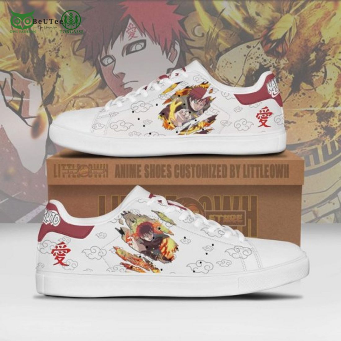 gaara sneakers custom naruto anime stan smith shoes 1 EbeyV