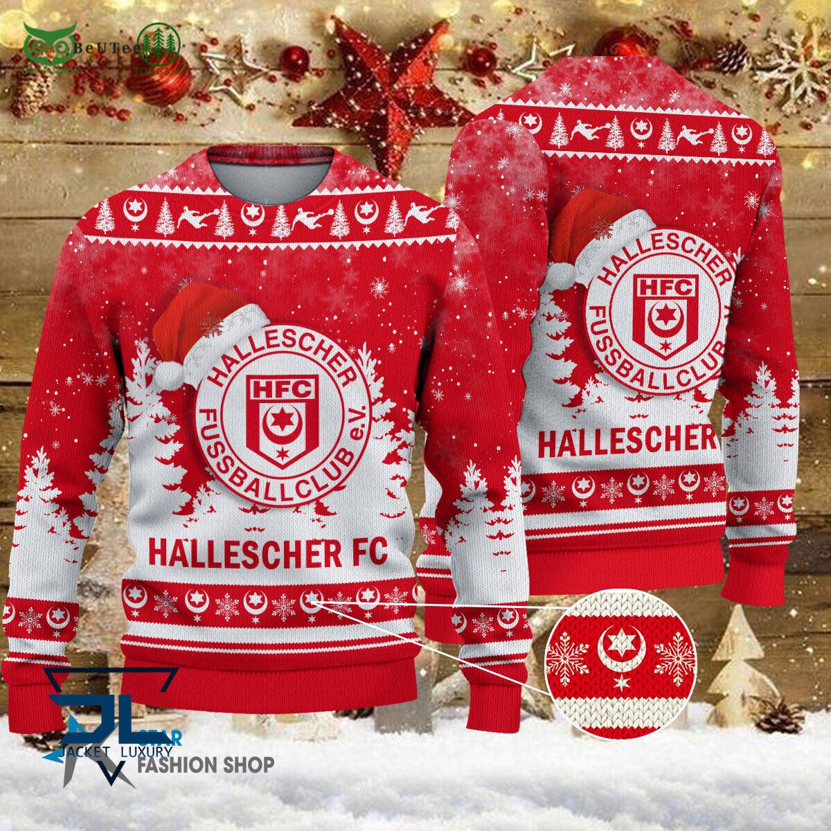 Hallescher FC Bundesliga Champions Ugly Sweater