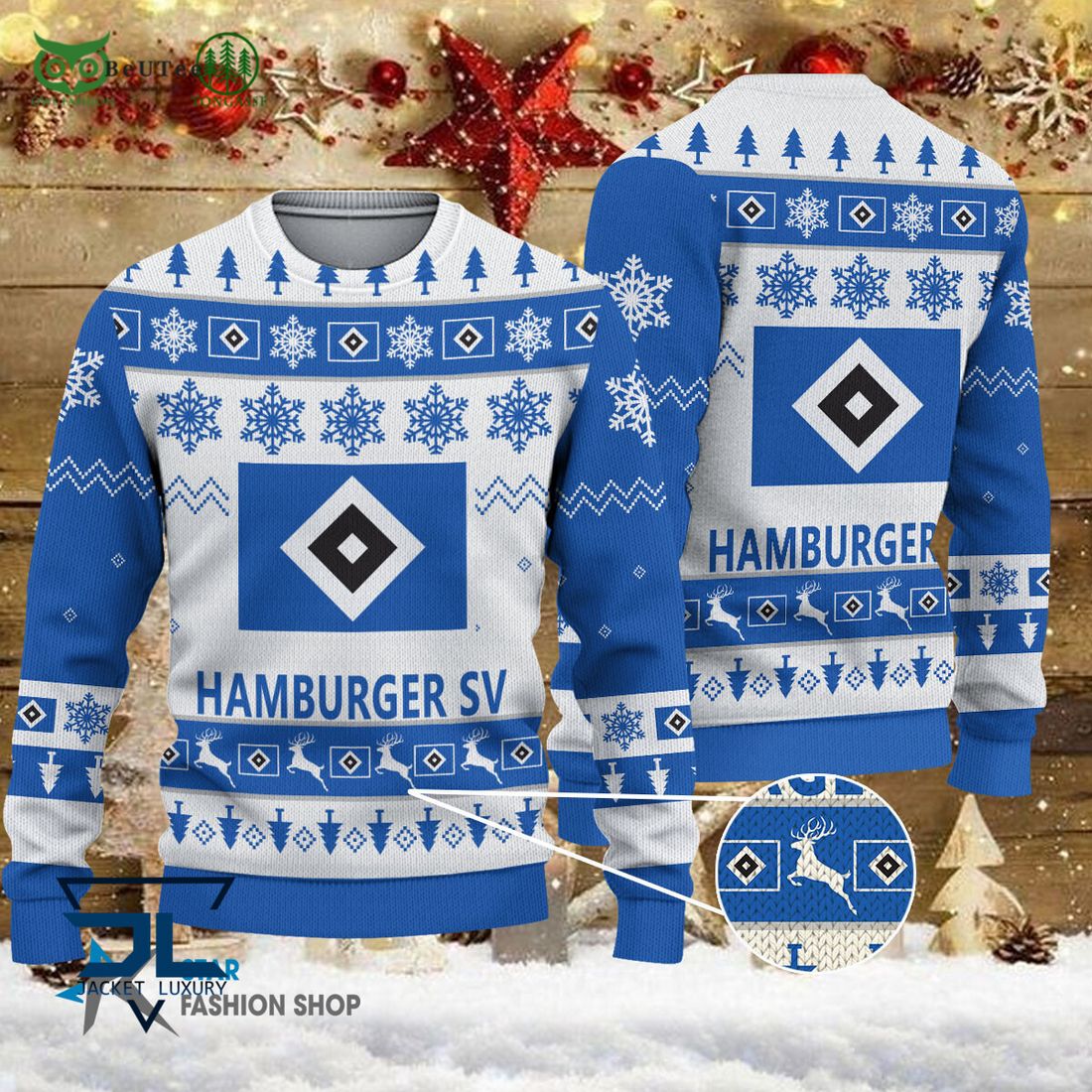 hamburger sv bundesliga football 3d ugly sweater 1 HuqJU