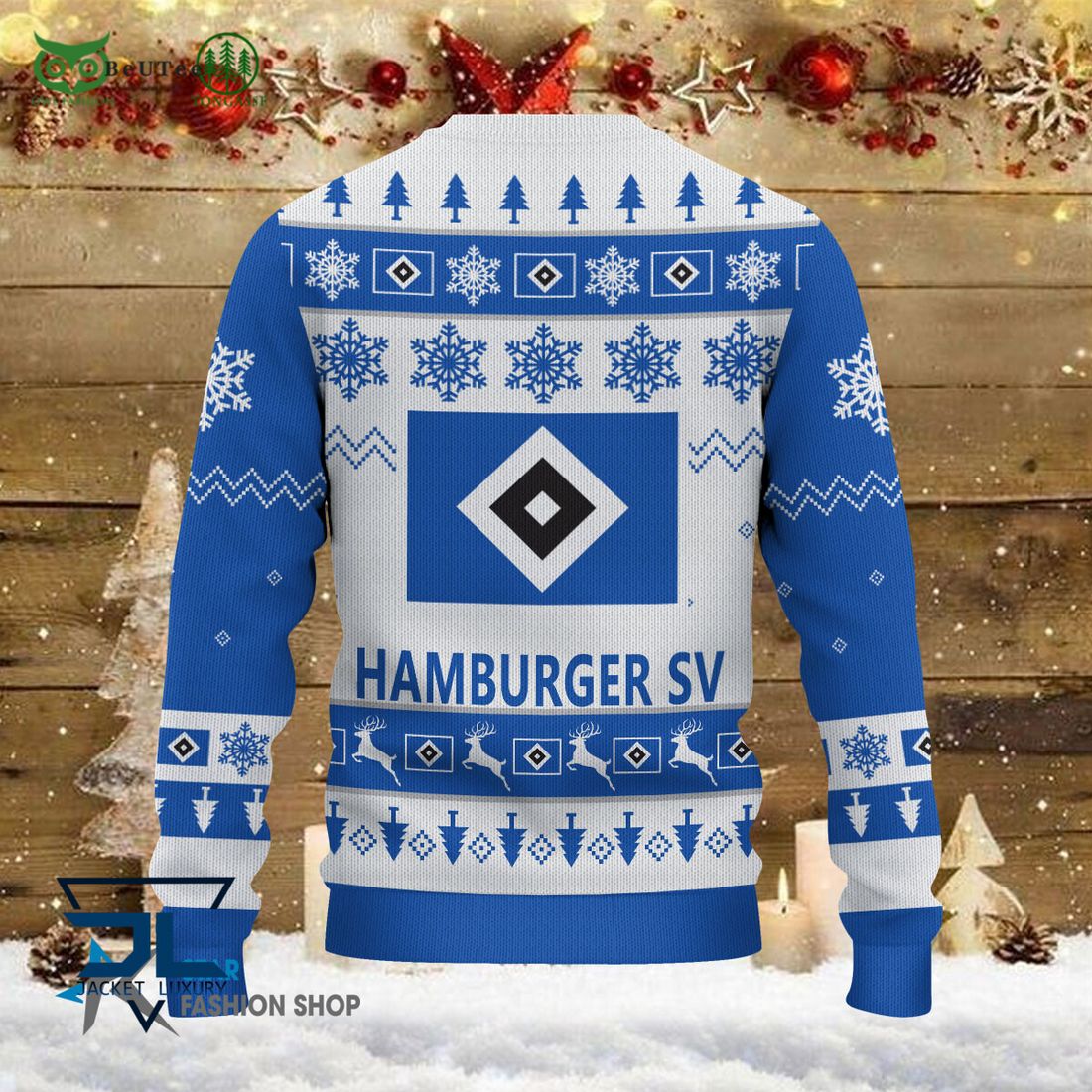 LIMITED DESIGN SC Freiburg Big Logo Ugly Christmas Sweater
