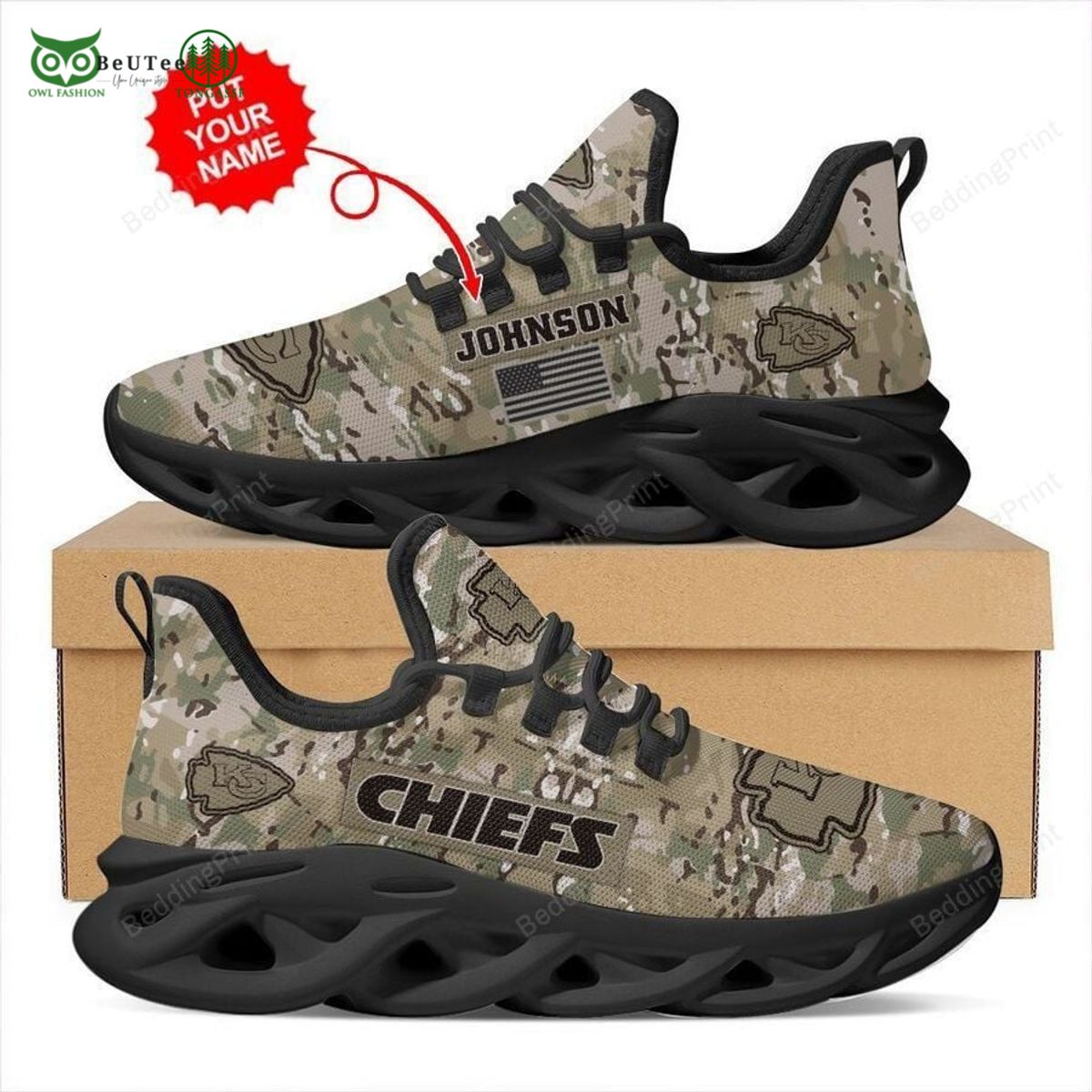 kansas city chiefs nfl premium personalized max soul shoes 1 Jhref
