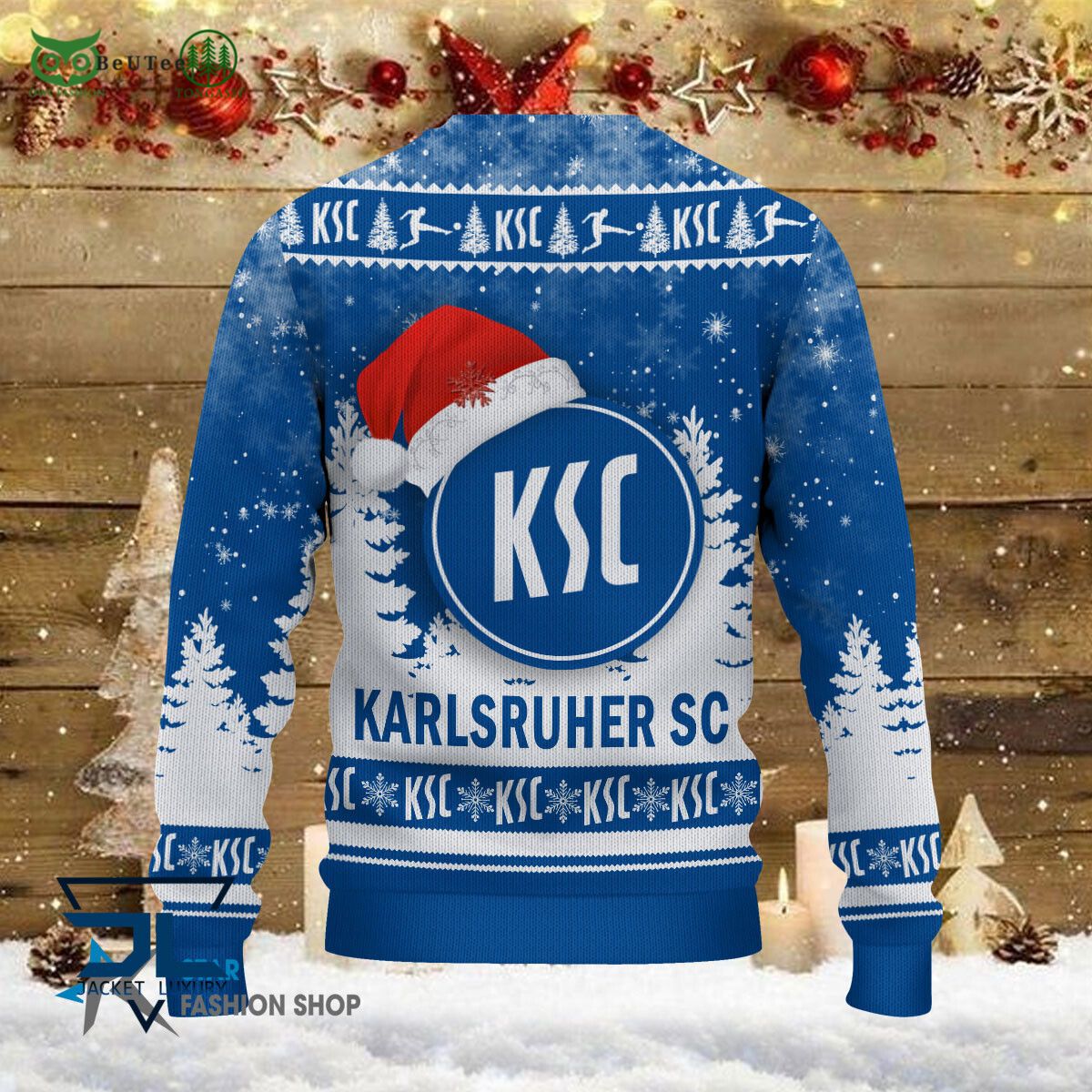 karlsruher sc bundesliga germany league ugly sweater 3 ycf94