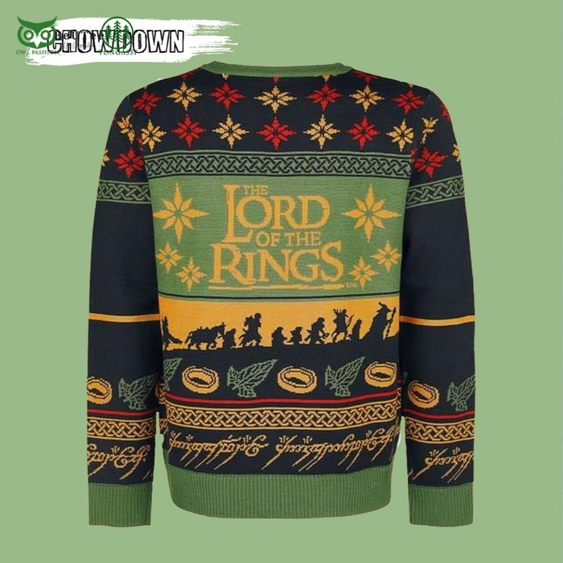 lord of the rings ugly christmas sweater classic 1 TC7Sn