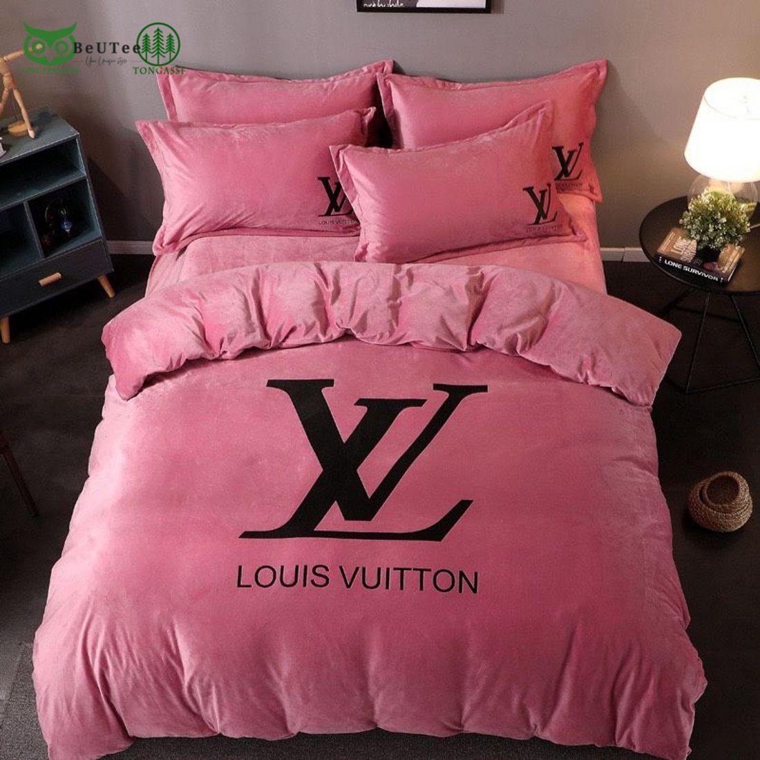 Louis Vuitton bedsheet set with comforter Furniture  Home Living Bedding   Towels on Carousell