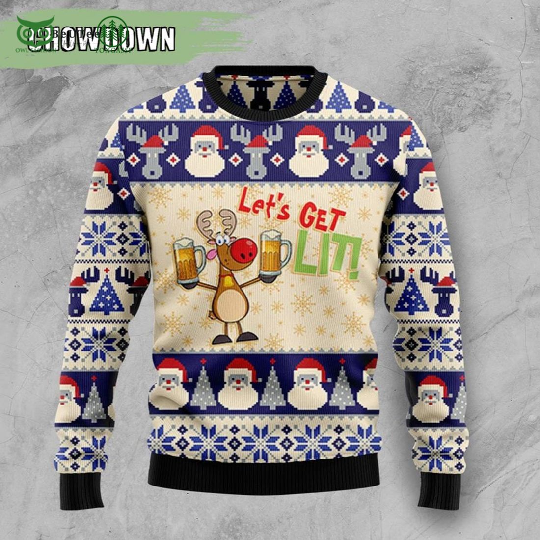 reindeer beer ugly christmas sweater best gift 1 AgYoJ