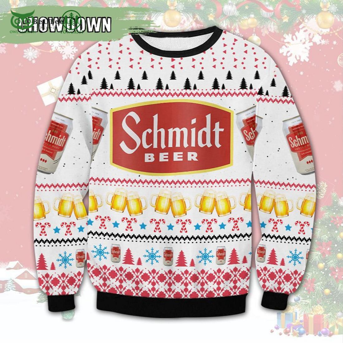 schmidt beer ugly christmas sweater unisex 1 KbYZ6