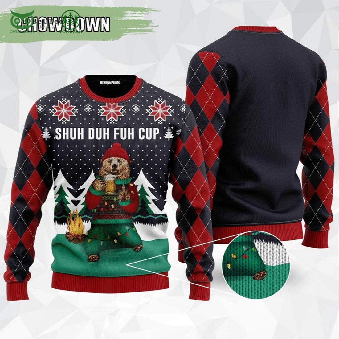shuh duh fuh cup beer ugly christmas sweater 1 jVo8C