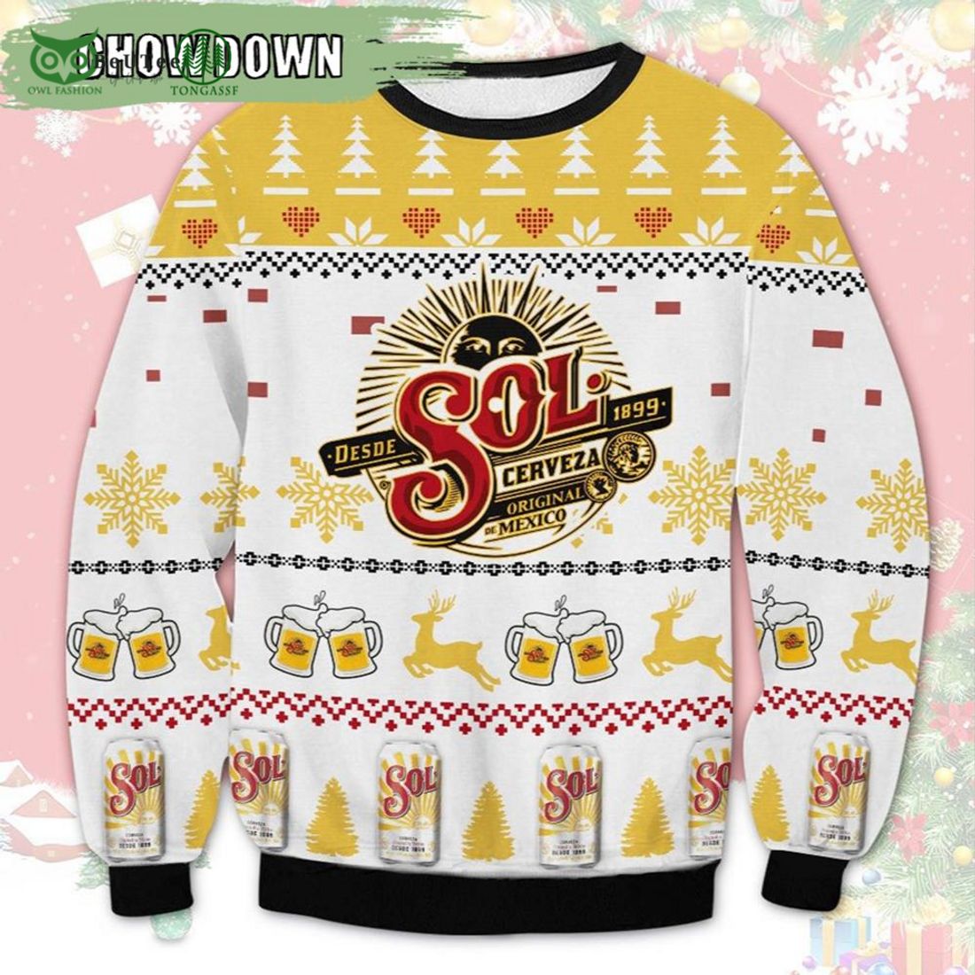 sol beer ugly christmas sweater unisex 1 WCZGH