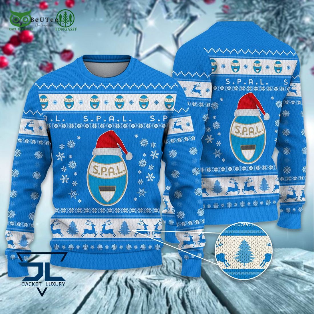 spal 2013 football lega serie a ugly sweater 1 ODhGD