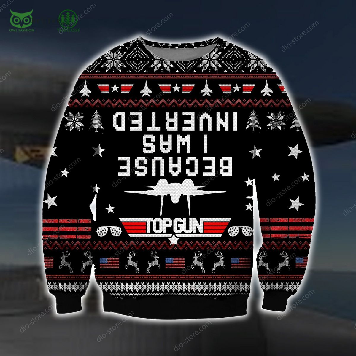 top gun movie gifts christmas ugly sweater 1 yhPSg