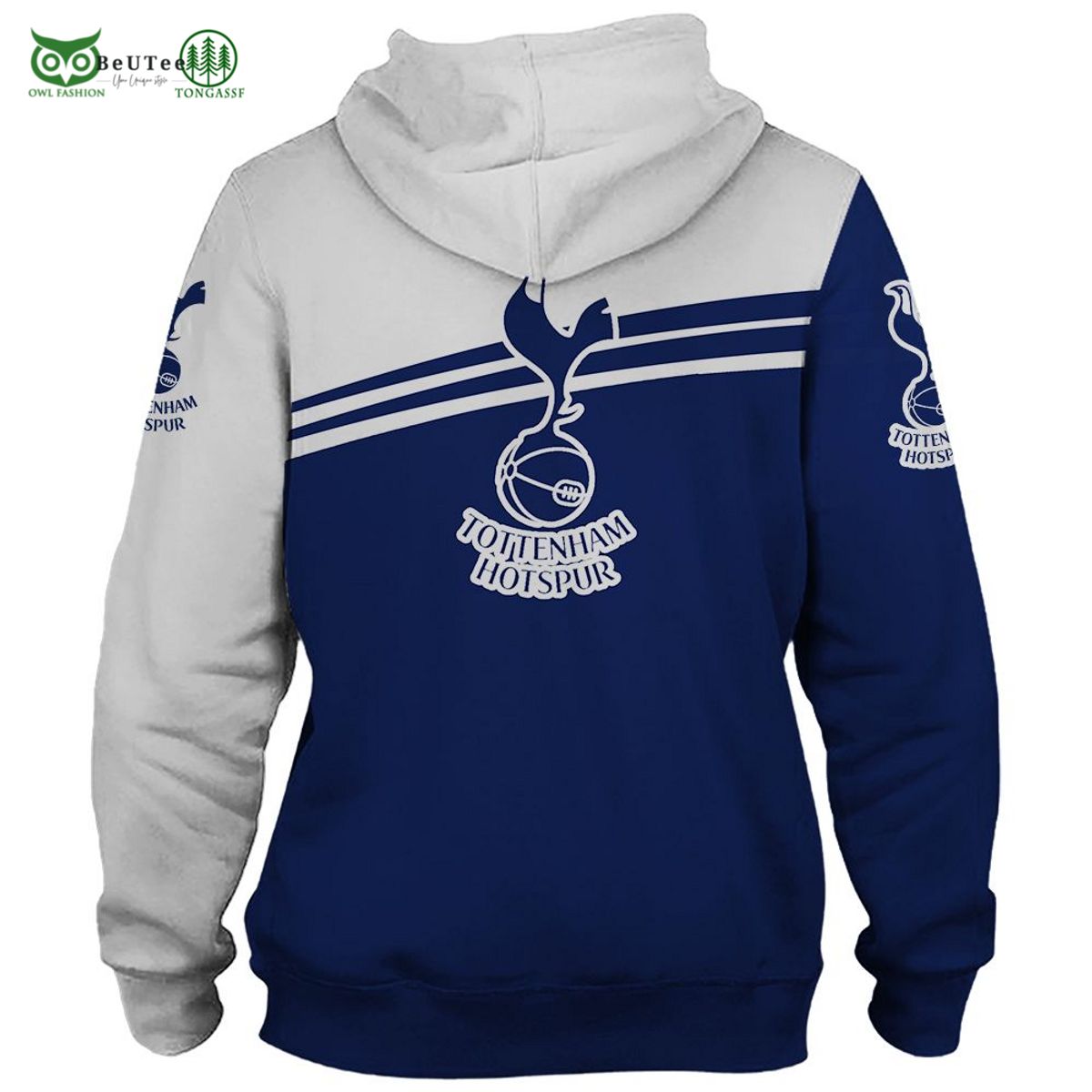 Personalized Name And Number Tottenham Hotspur 3D Ugly Christmas