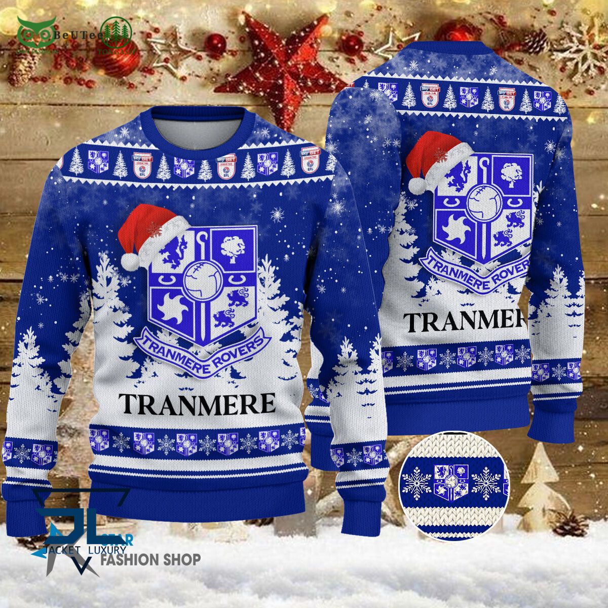 tranmere rovers efl english football league champions ugly sweater 1 ti5qw