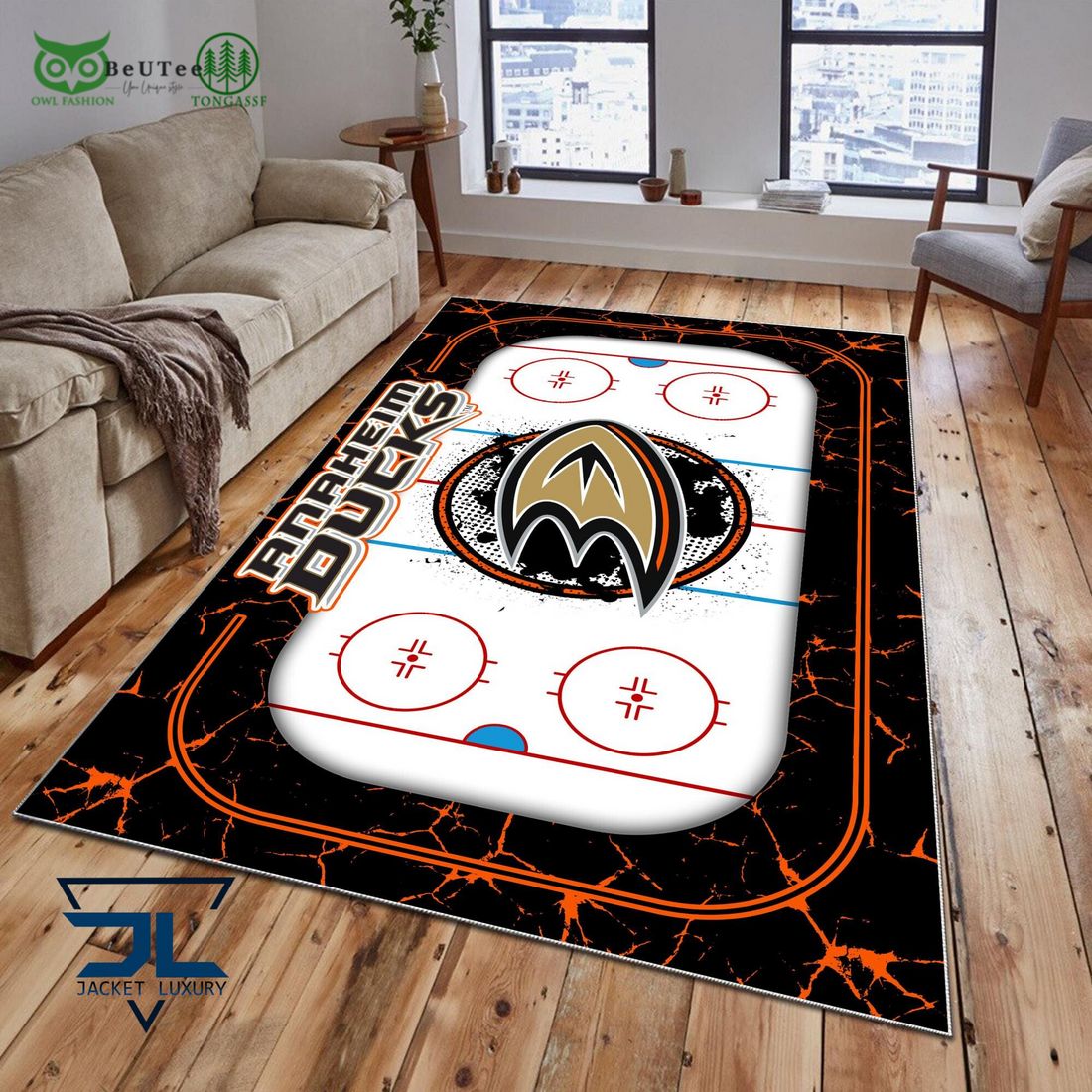 anaheim ducks nhl hockey team carpet rug 1 0HWbd