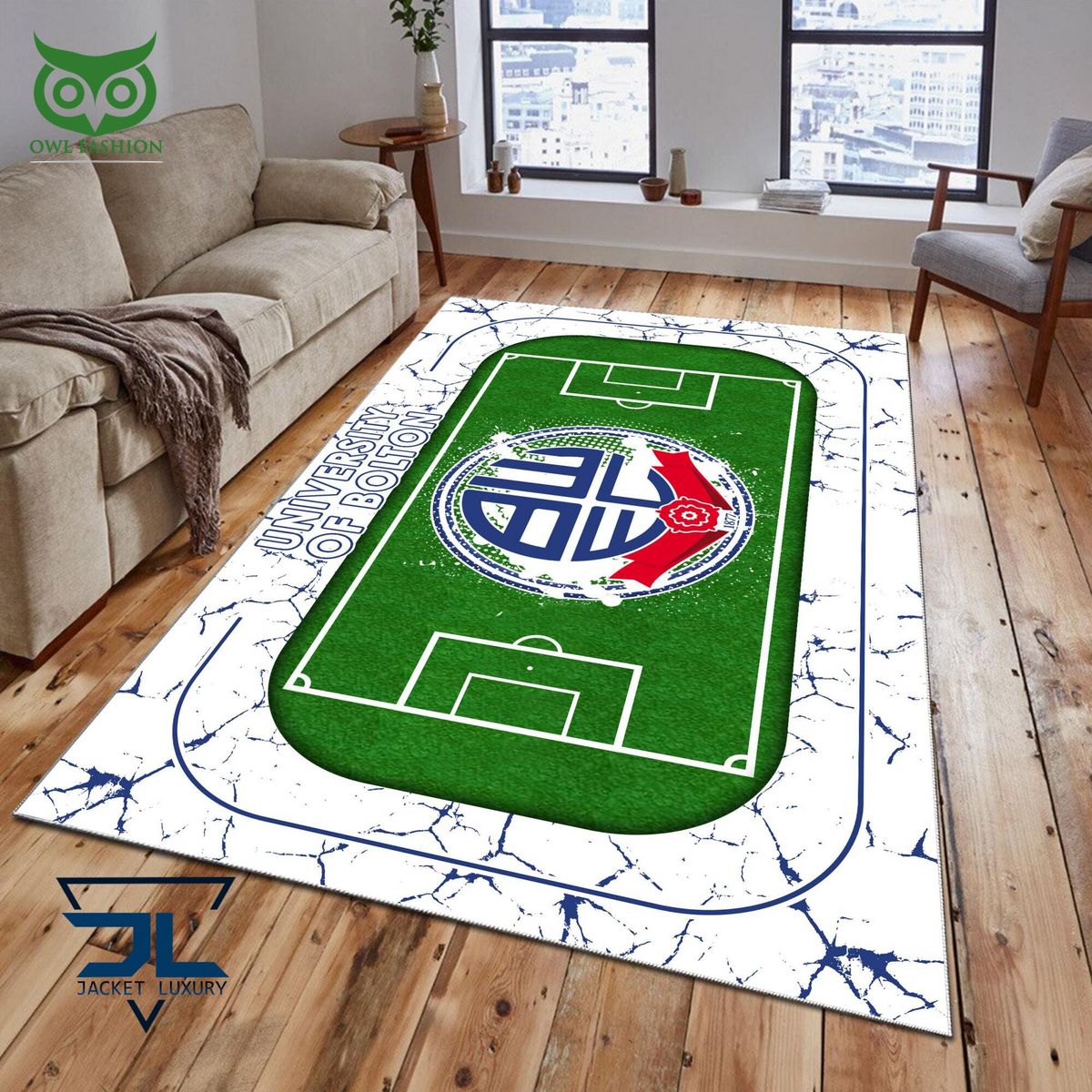 Bolton Wanderers English Football League EFL Premium Carpet Rug