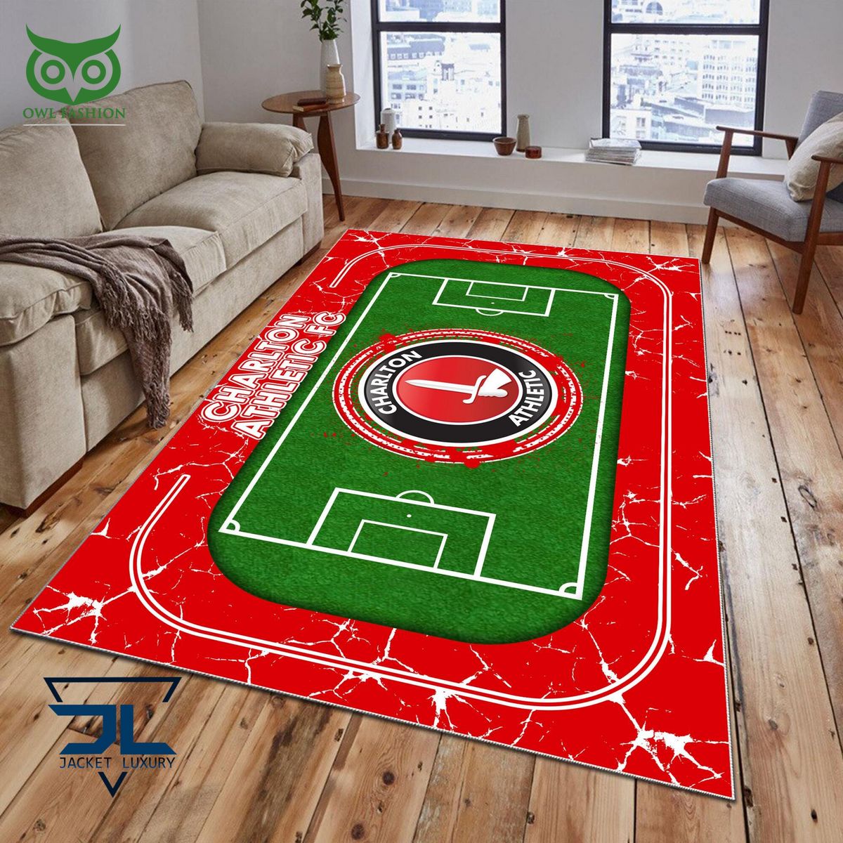 charlton athletic fc english football league efl premium carpet rug 1 0D5uZ