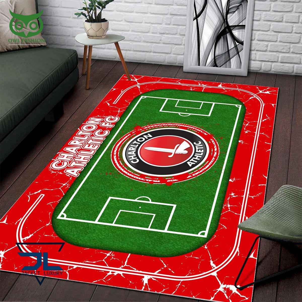 charlton athletic fc english football league efl premium carpet rug 2 nby4u