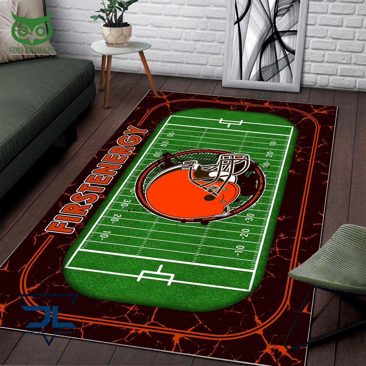cleveland browns nfl national football league premium carpet rug 2 SeEf1