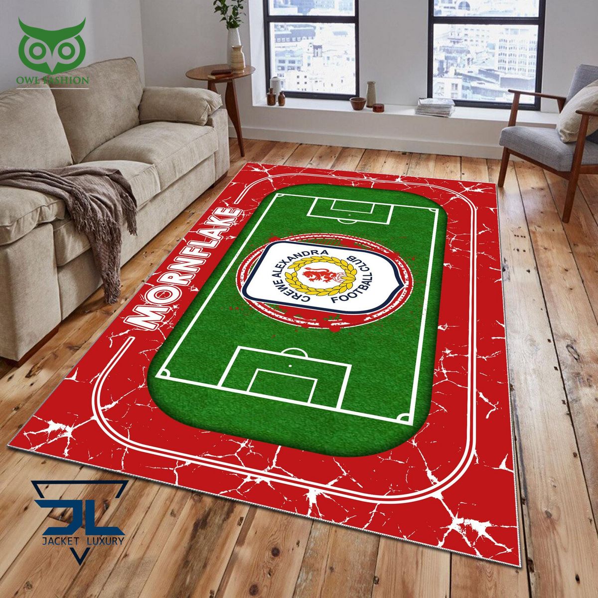 crewe alexandra english football league efl premium carpet rug 1 amA2X