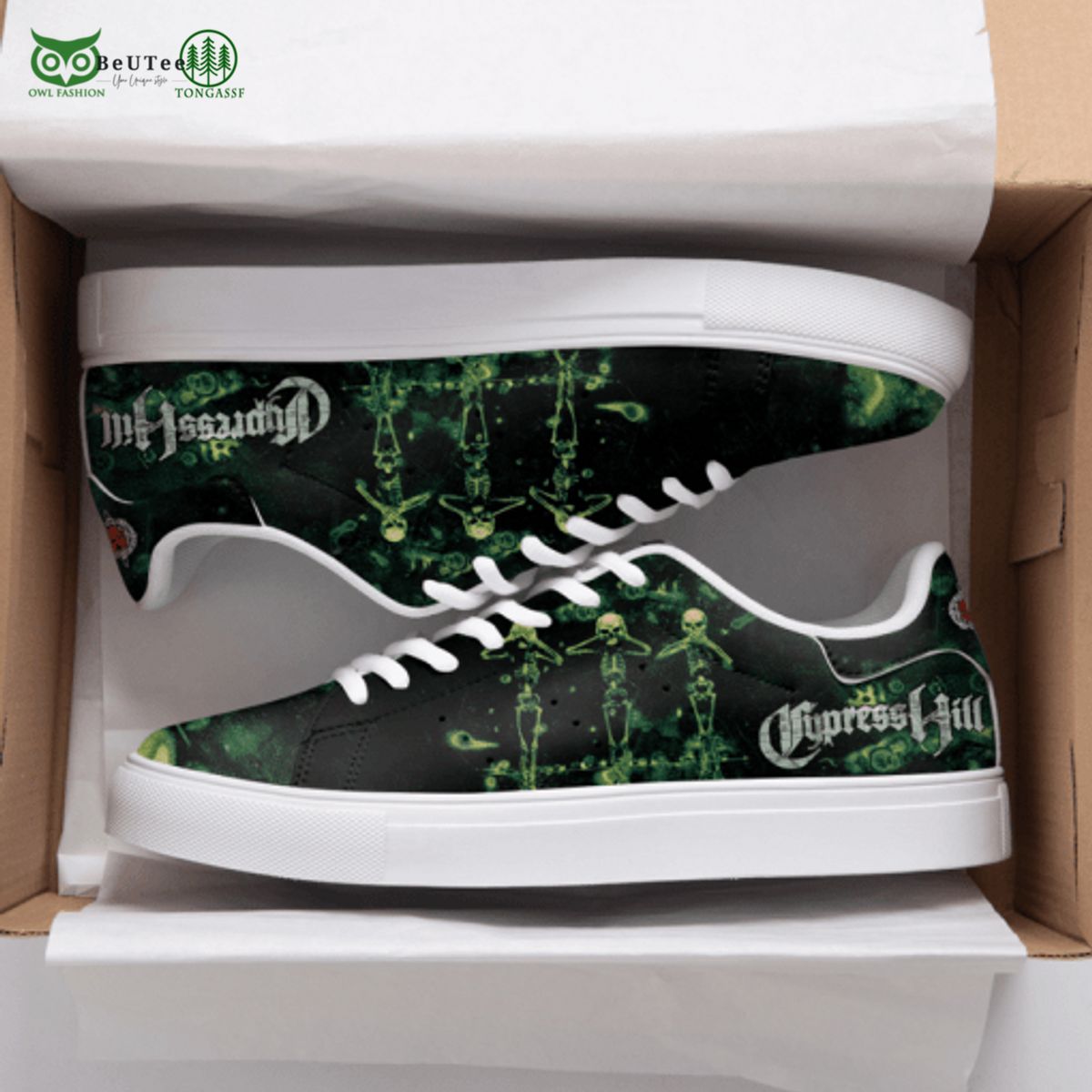 cypress hill hiphop group green stan smith shoes 1 AdZeP