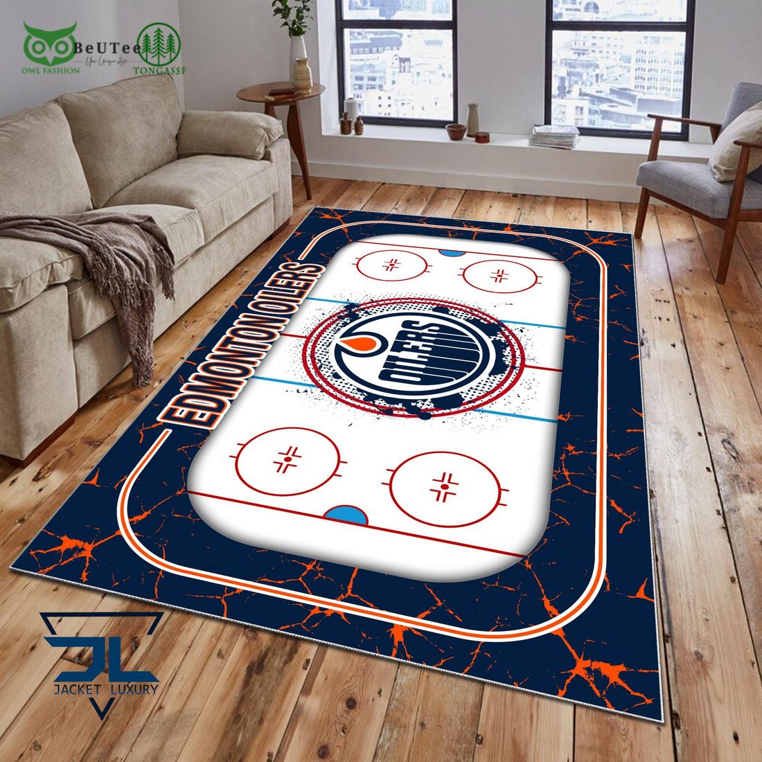 edmonton oilers nhl hockey team carpet rug 1 41P4F