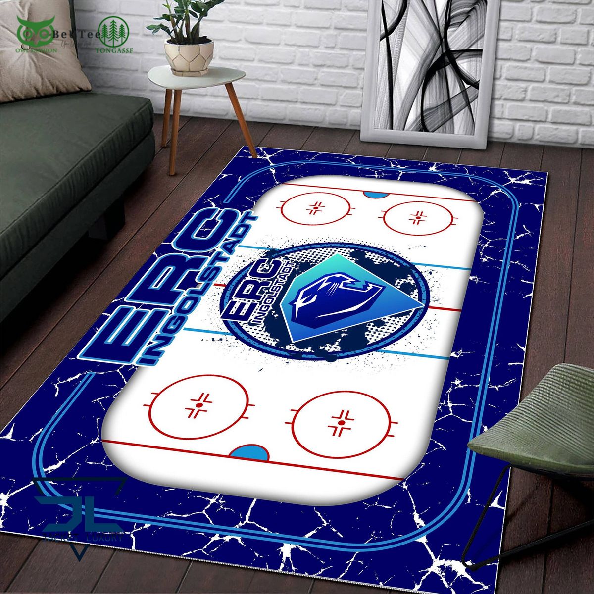 erc ingolstadt germany ice hockey team carpet rug 2 FB7z4