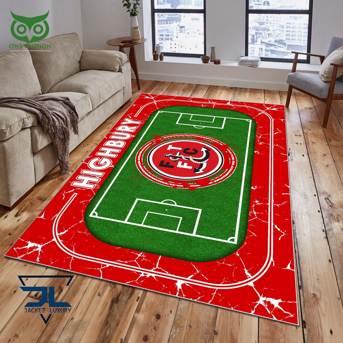 fleetwood town fc english football league efl premium carpet rug 1 w6aqw