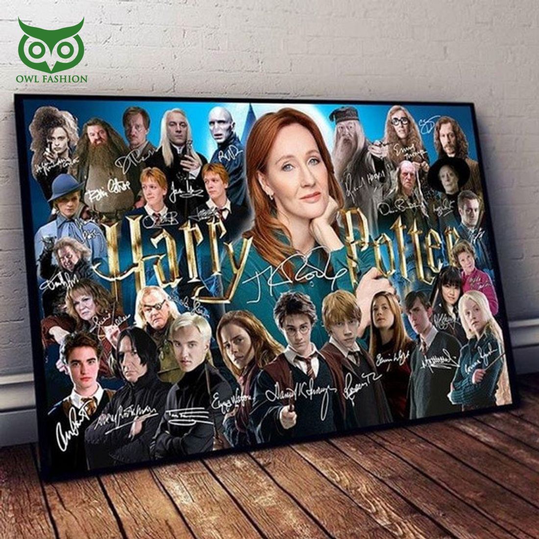 harry potter with j k rowling return to hogwarts poster 2 BQHKA