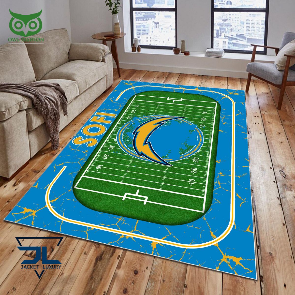 los angeles chargers nfl national football league premium carpet rug 1 yjPh7
