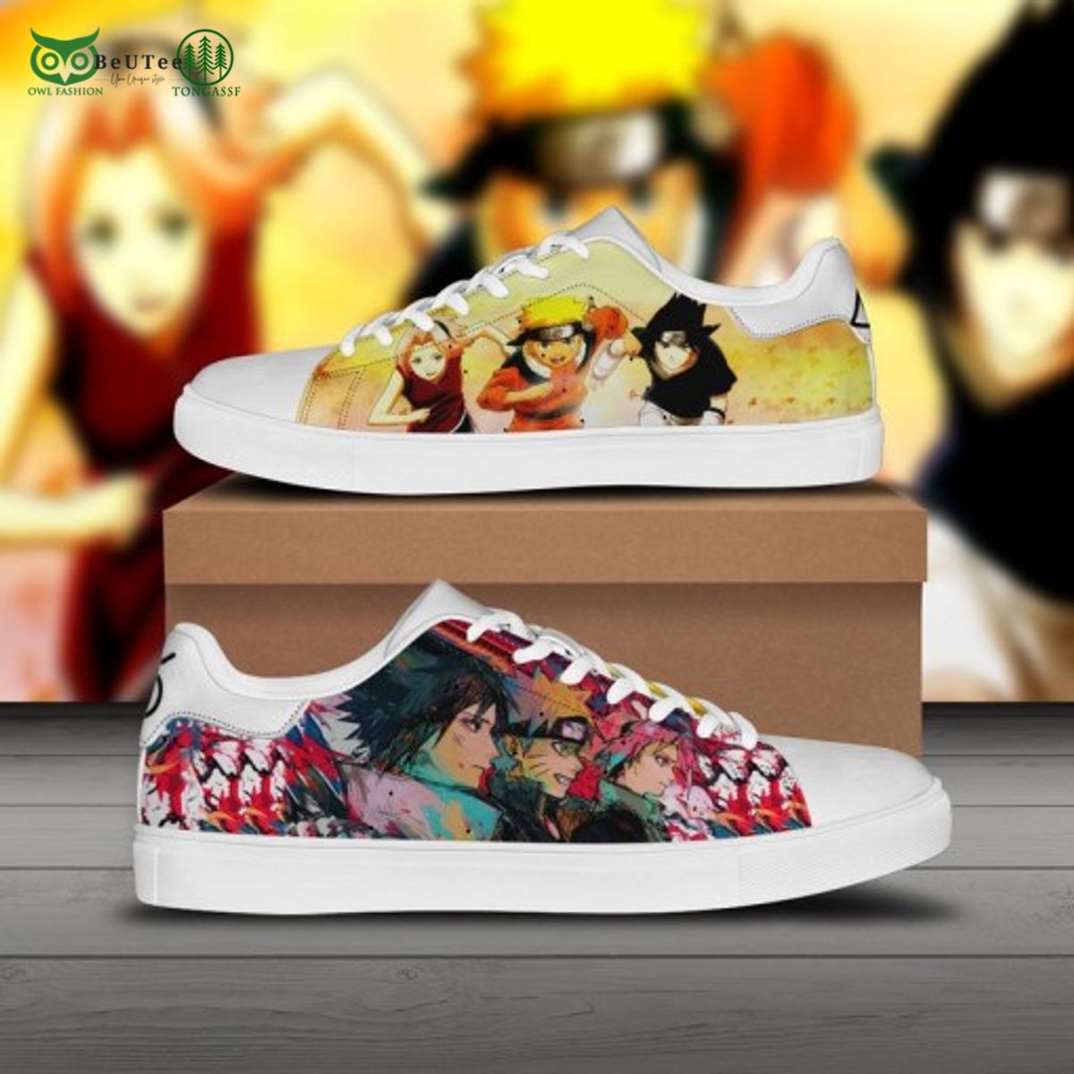 naruto skate sneakers custom naruto anime stan smith shoes 1 2rHR1