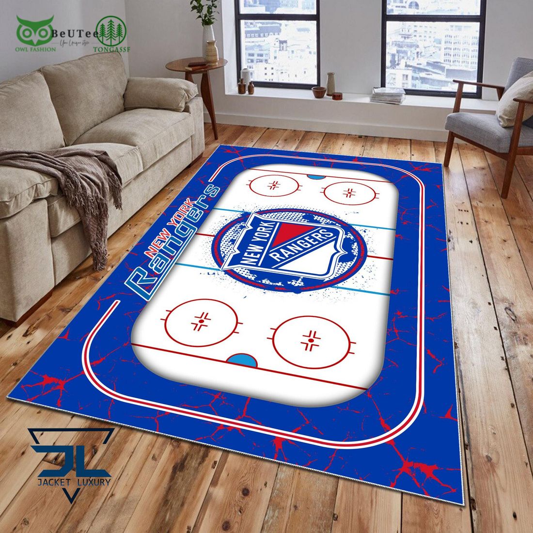 new york rangers nhl hockey team carpet rug 1 tM21H