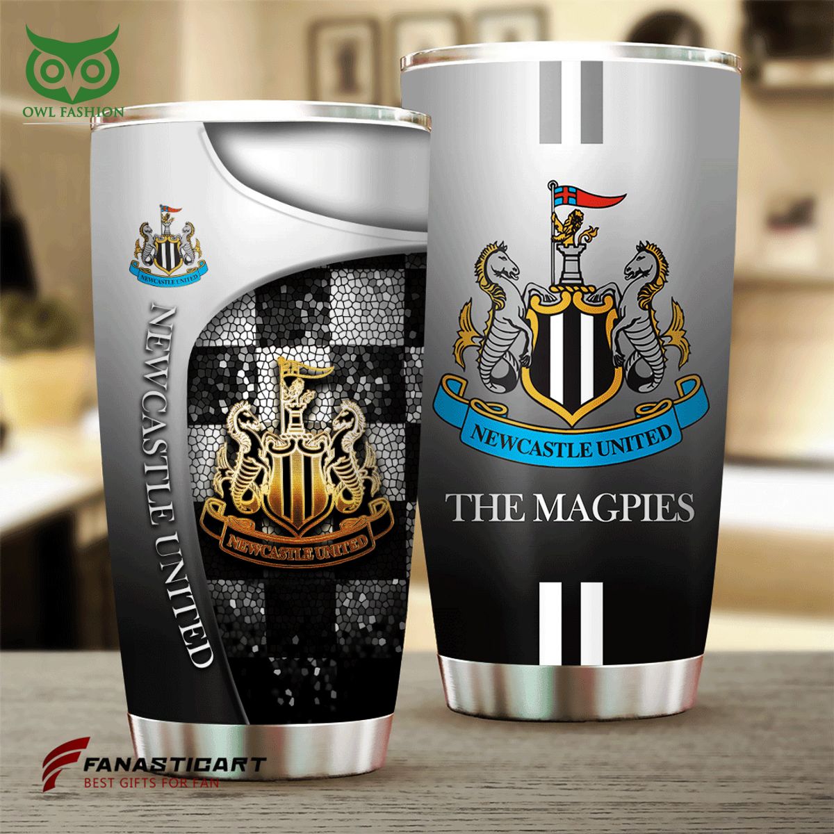 Newcastle United Premier League Football Team Tumbler Cup