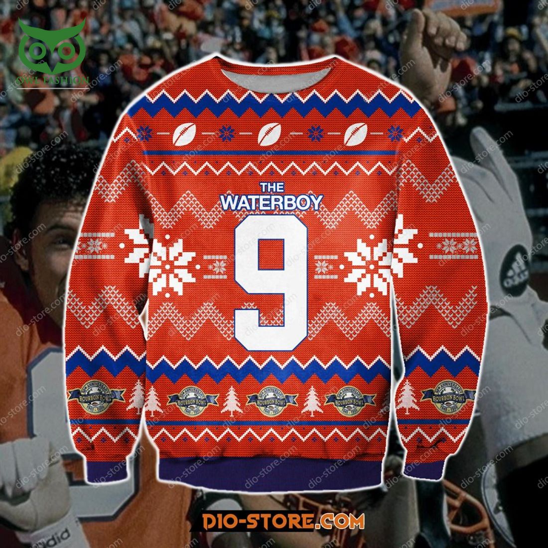 the waterboy 9 comedy film 3d print ugly christmas sweater sweatshirt christmas 1 bxElG