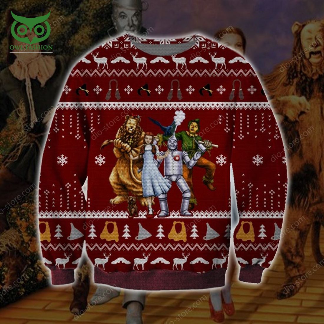 the wizard of oz knitting pattern 3d print ugly christmas sweater sweatshirt christmas 1 hzqJM