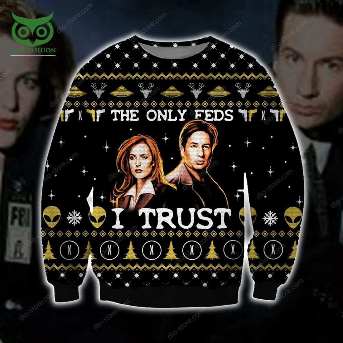 the x files knitting pattern 3d print ugly christmas sweater sweatshirt christmas 1 whQTB