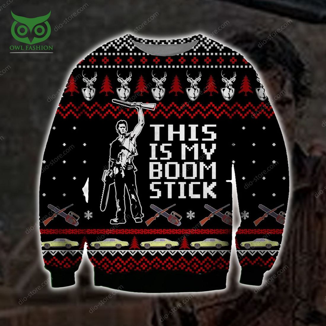 this is my boomstick knitting pattern 3d print ugly christmas sweater sweatshirt christmas 1 XKpGO